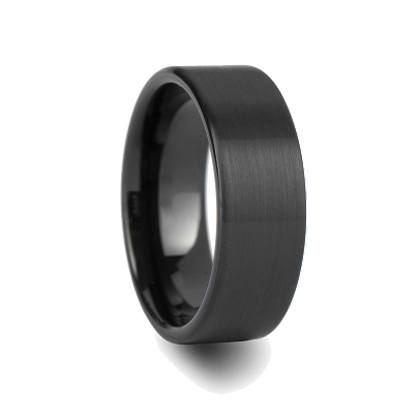 Flat Brush Finish 8MM Tungsten Ring Women and Men Fashion Jewelry Wholesale